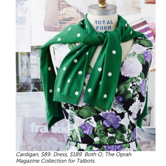 Talbots the Oprah collection NWT floral midi dress size 12 - Picture 14 of 16